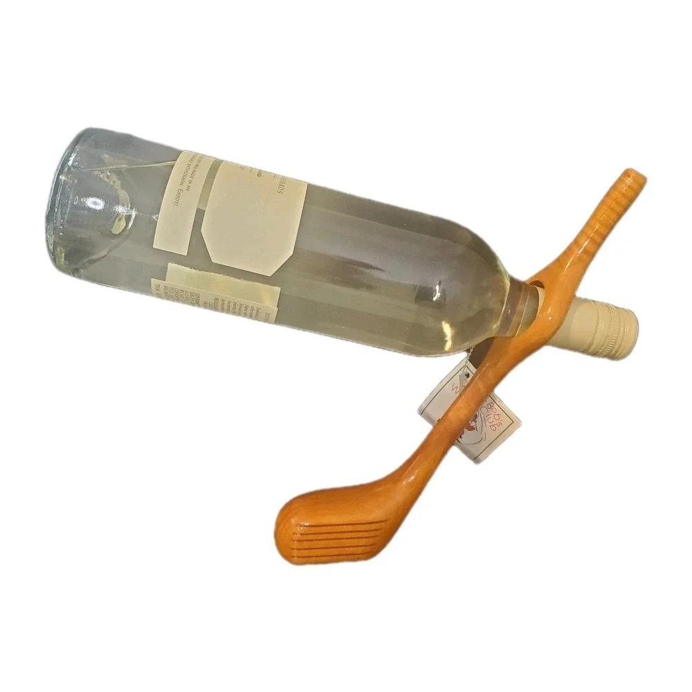 Golf Club Wine Bottle Holder Duffer Bobs Solid Wood Driver Wine Bottle Balancing